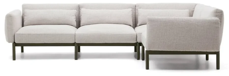 Jasnoszara modułowa sofa ogrodowa 292 cm Sorells – Kave Home