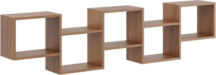 Półka ścienna w kolorze orzecha W9-T72
