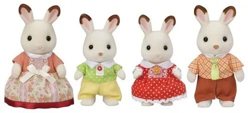 Sylvanian Families Rodzina „chocolate” królików, nowa
