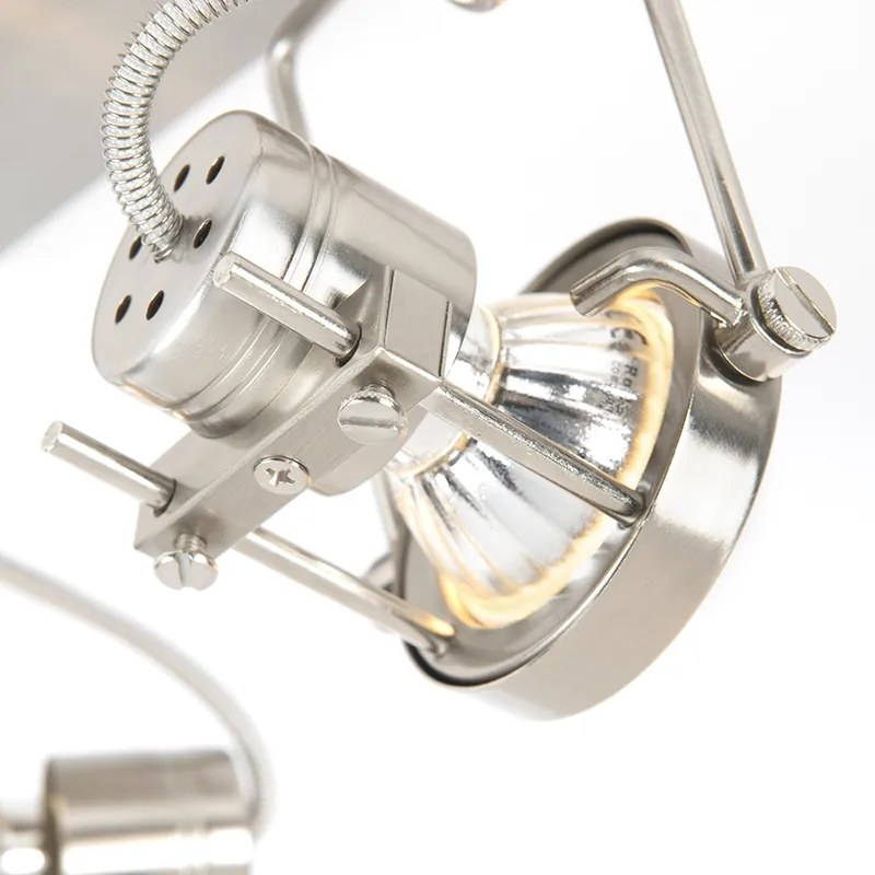 Industrialny reflektor stalowy 2-światłowy regulowany - Suplux