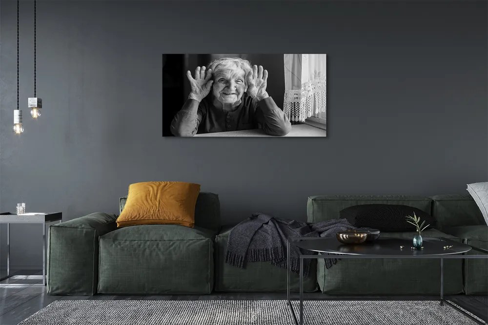 Duży obraz na płótnie Starsza Kobieta
