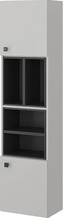 Szafka łazienkowa szary 37.5x26x150 gerta