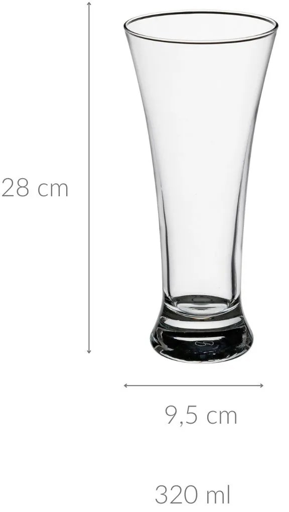 Szklanka do piwa PUB, 320 ml