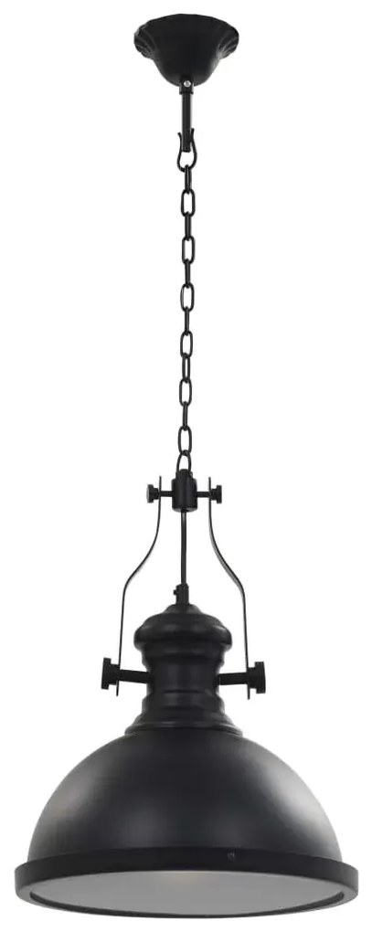 Czarna Industrialna Lampa Sufitowa M5-F01