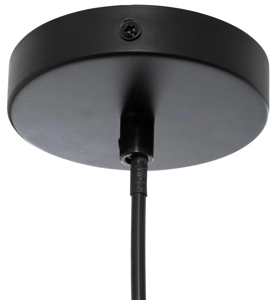 Lampa wisząca z zielonego szkła ANCEL, Ø 14 cm