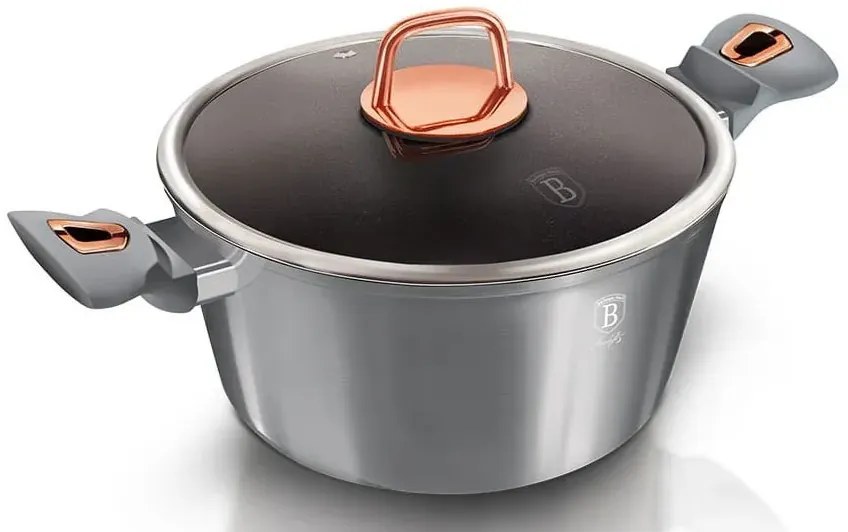 Garnek na indukcję z silikonowymi uchwytami 4,1L M6-H65