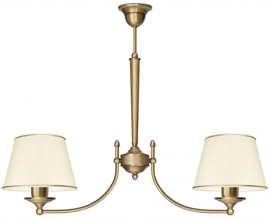 Mosiężny żyrandol dwuramienny YA-S2A