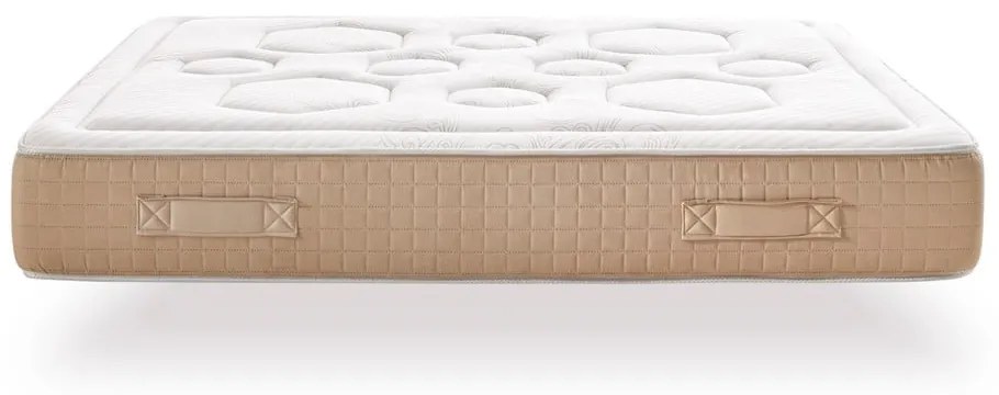 Twardy/średnio twardy dwustronny sprężynowy materac termoregulacyjny 140x200 cm Hexaflex Bagged Springs Gel – Moonia