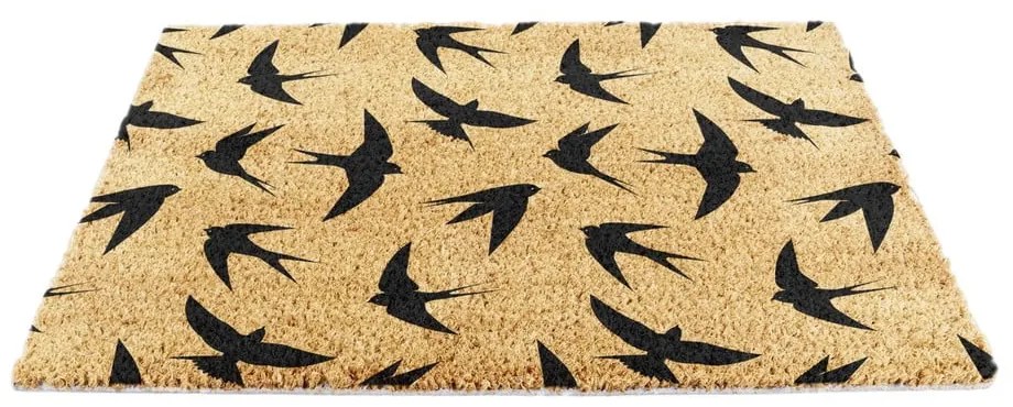 Wycieraczka z włókna kokosowego 40x60 cm Swallows – Artsy Doormats