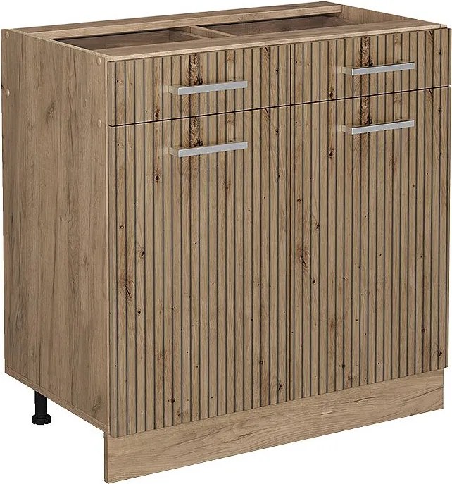 Szafka dolna do kuchni dąb rzemieślniczy 80x46x81.6 r-line