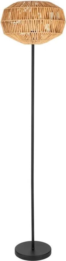 Eglo 44146 - Lampa podłogowa SHELDON 1xE27/40W/230V brązowa