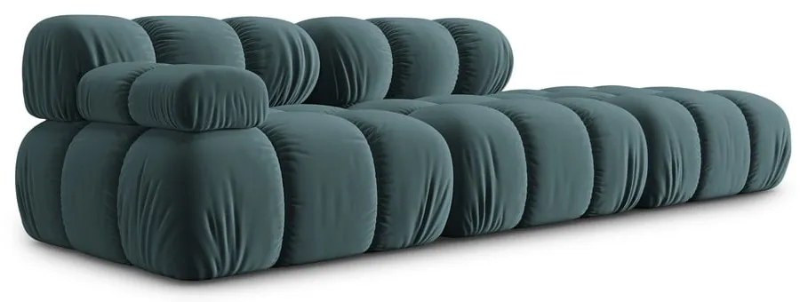 Morska aksamitna sofa 282 cm Bellis – Micadoni Home