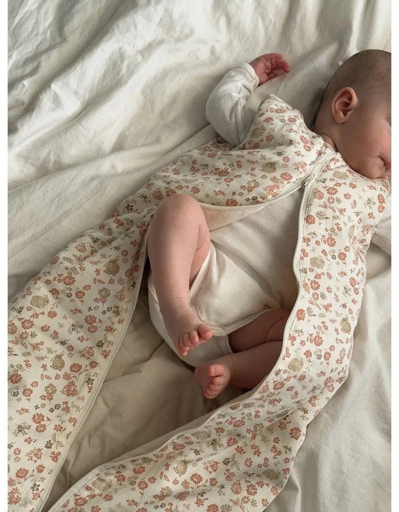 Beżowy śpiworek dziecięcy z bawełny organicznej 40x77 cm Augusta – Cam Cam Copenhagen