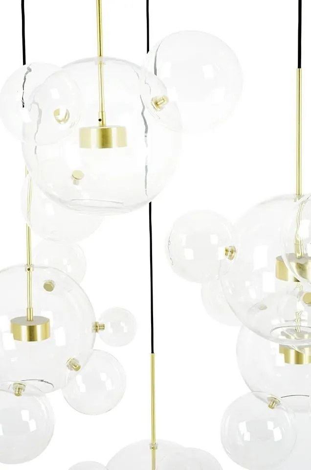 Lampa wisząca ze szklanymi kulami Capri Disc 5