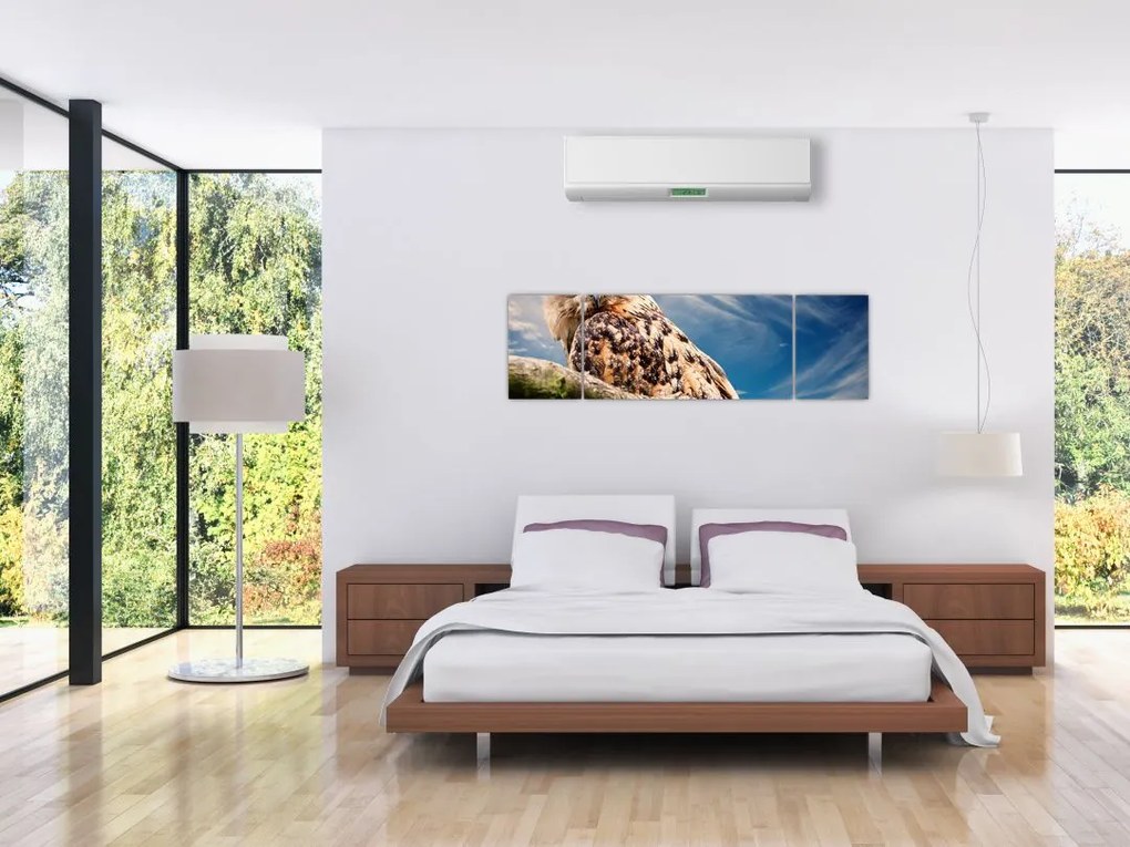Obraz sowy (170x50 cm)