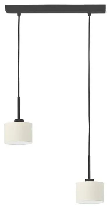 Regulowana okrągła lampa wisząca na czarnym stelażu - M3-W70