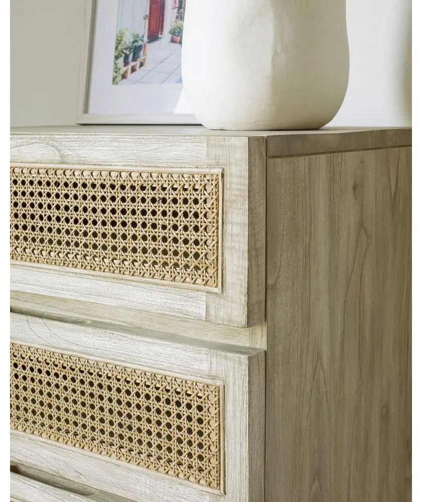 Komoda z 5 szufladami z drewna Mindi Kave Home Rexit