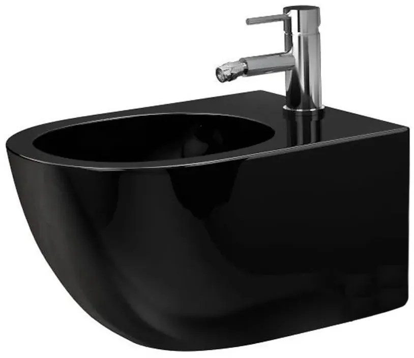 Bidet podwieszany Carlo Mini Czarny