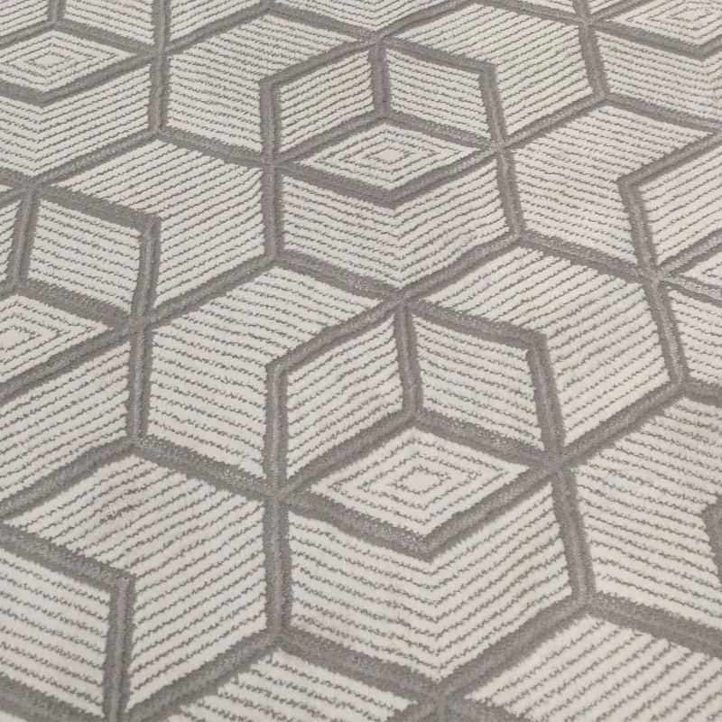 Dywan nowoczesny 3D Anett szary 120 cm x 170 cm