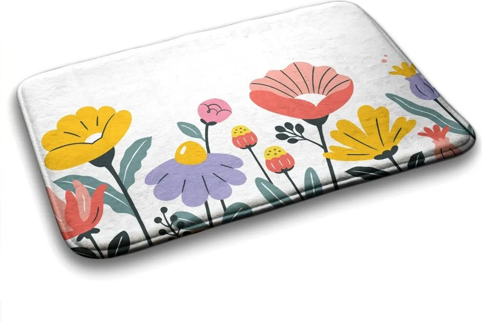 Dywanik pod prysznic Dywanik pod prysznic Kwiaty