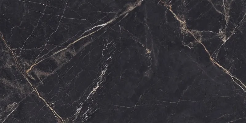 Mexen Eminet Black gres szkliwiony rekt. G1, płytka podłogowo-ścienna 120 x 60 cm, wysoki połysk - TL201-120-060-00