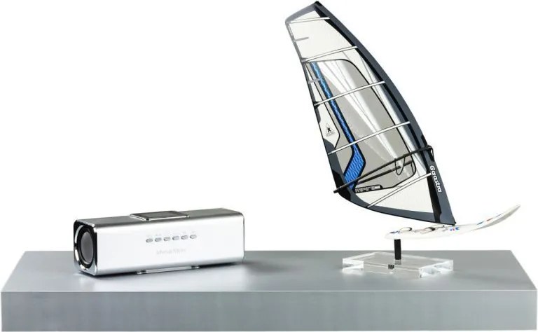 Półka ścienna Stylist Volato, 100 cm, srebrna