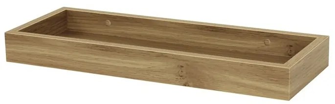 Półka ścienna P-010, dąb, 40 cm