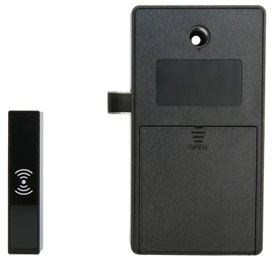 Zamek z czytnikiem kart RFID F131, aluminium, czarny
