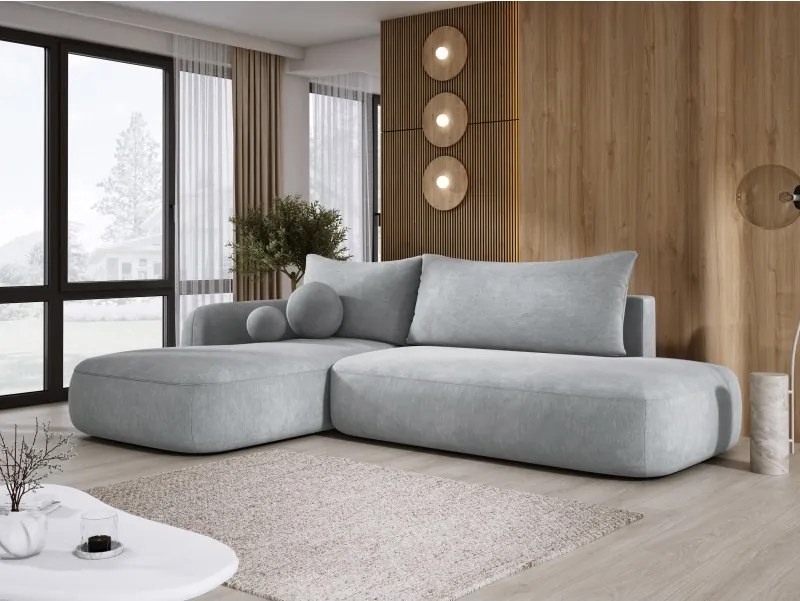 Narożnik wolnostojący BABU układ L Lewy Tkanina CLOUD 81