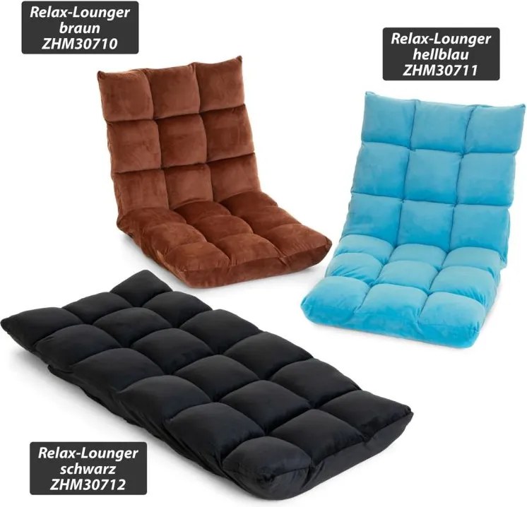 Składane krzesło podłogowe, 60 x 52 x 53 cm, brązowe