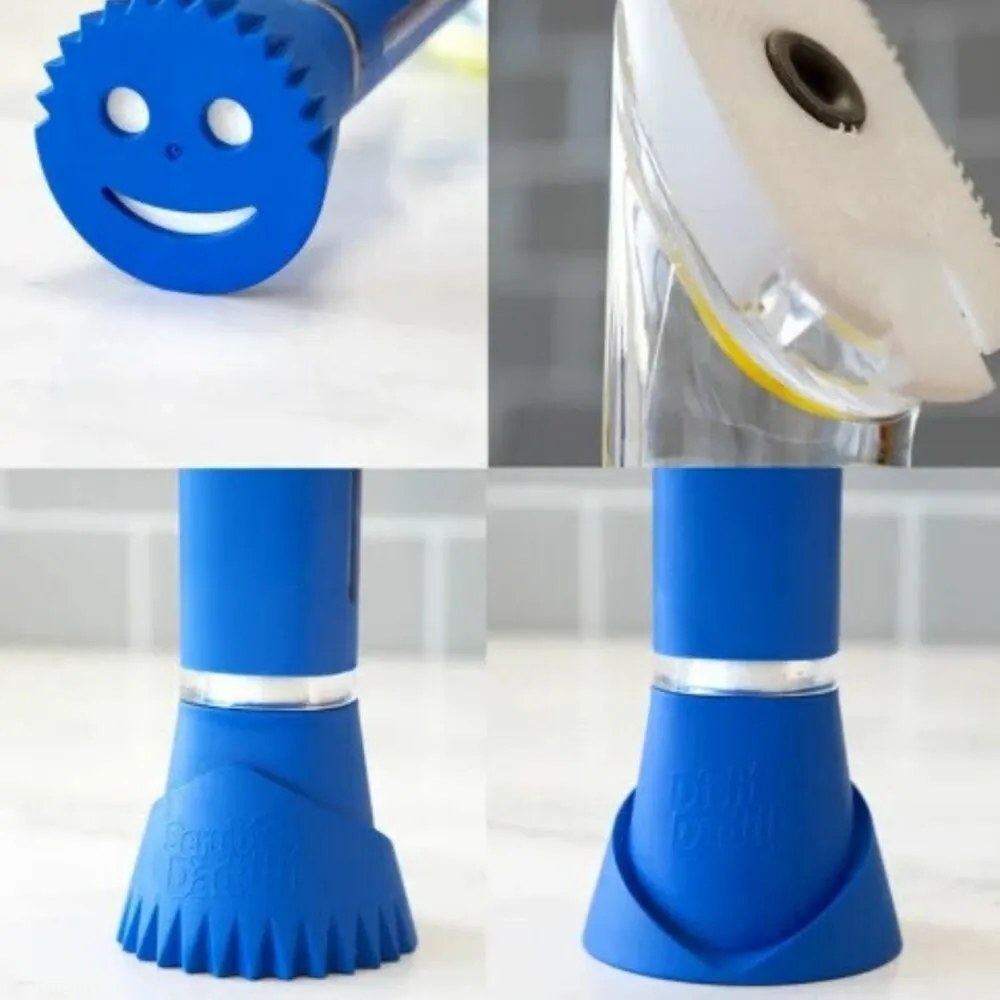 Scrub Daddy Dish Daddy gąbka do mycia naczyń z uchwytem i dozownikiem detergentu