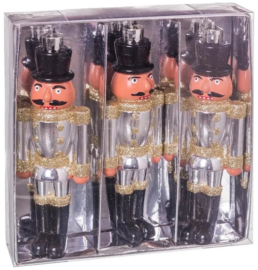 Ozdoby świąteczne zestaw 3 szt. 13 cm Soldier – Casa Selección