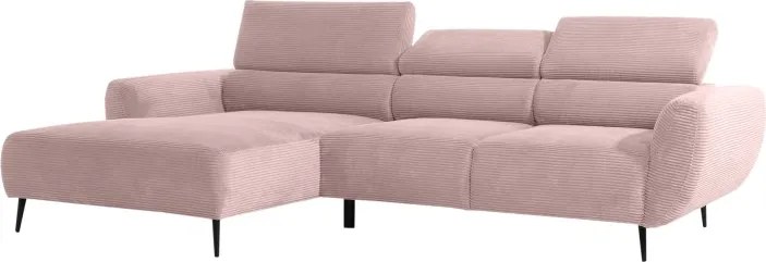 Narożnik ALISSON S/MINI Lewostronny z elektrycznym wysuwem w tkaninie POSO 60 WERSAL