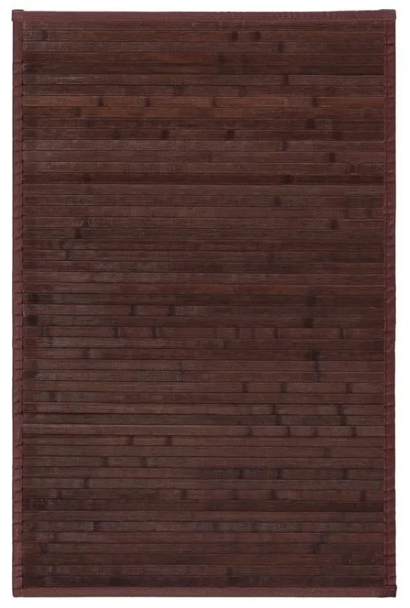 Ciemnobrązowy bambusowy dywan 60x90 cm – Casa Selección