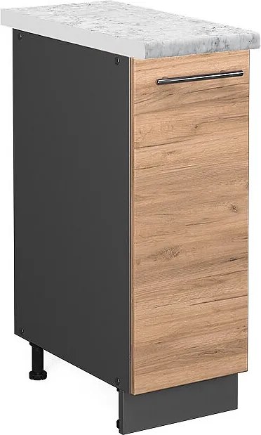 Szafka apteczna złoty dąb energetyczny 30x60x82 fame-line