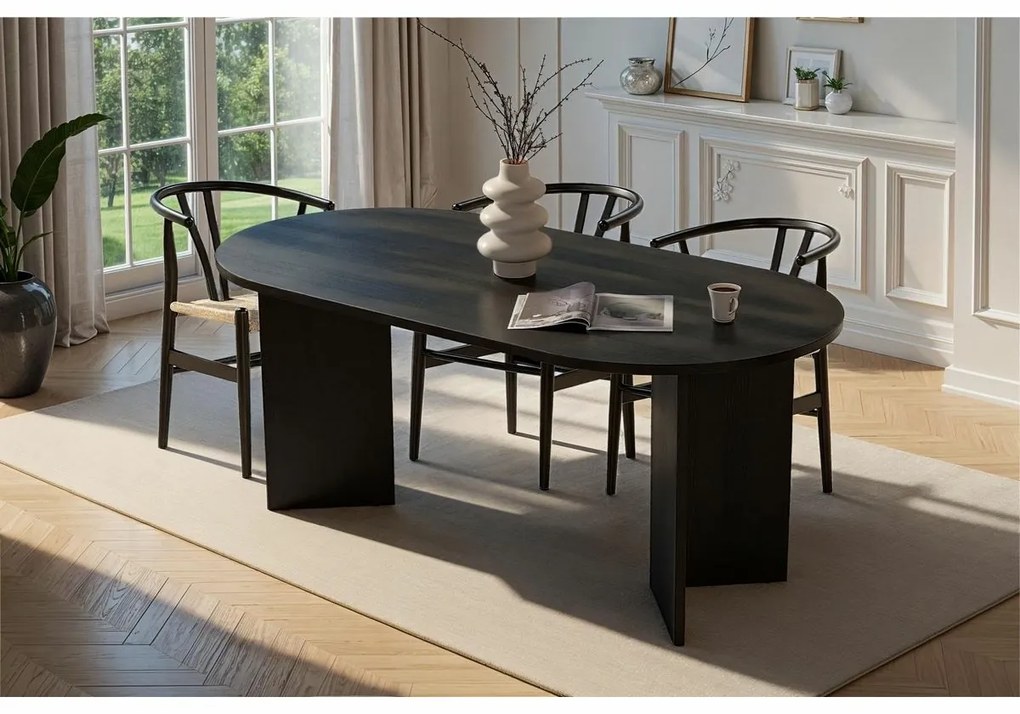 Stół jadalniany Sablin Wood Black