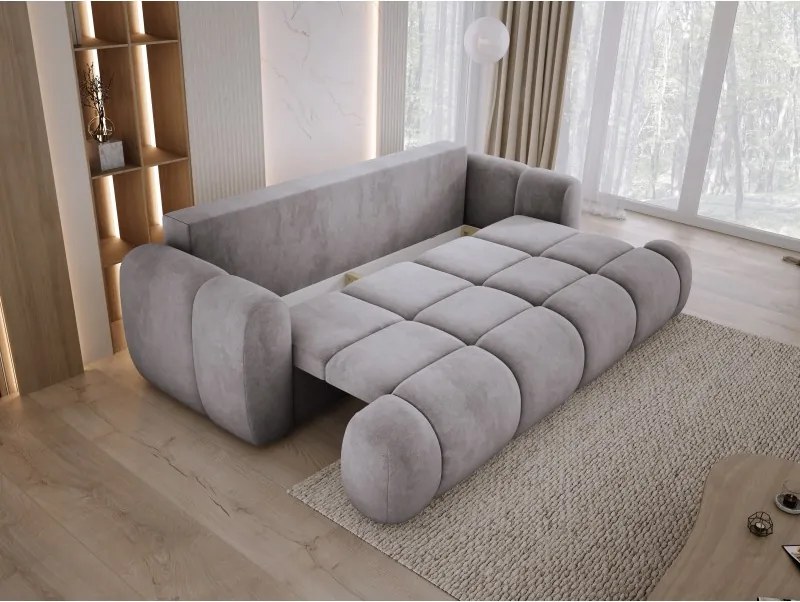 Sofa kanapa BOMO 3 osobowa z funkcją spania i pojemnikiem