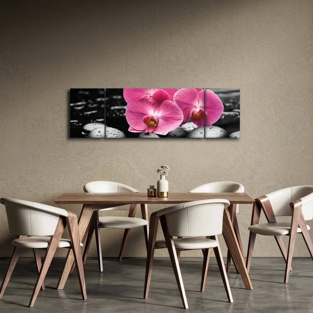 Obraz - Różowe orchidee (170x50 cm)