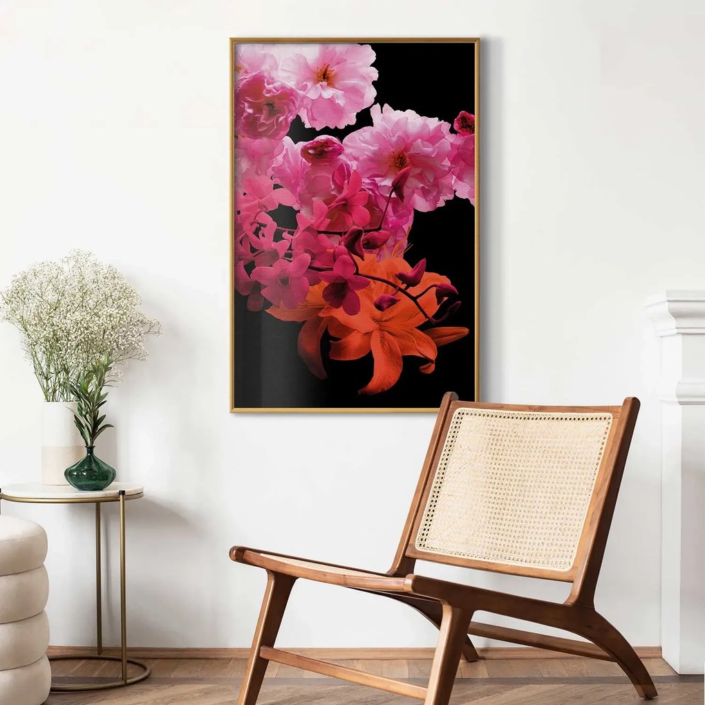 Plakat Wiosenne nasycenie 21x30 cm z ramą złotą bez marginesu ARTGEIST B