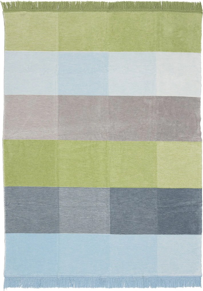 Koc Cosy Home 150x200cm Pastel Green&Blue