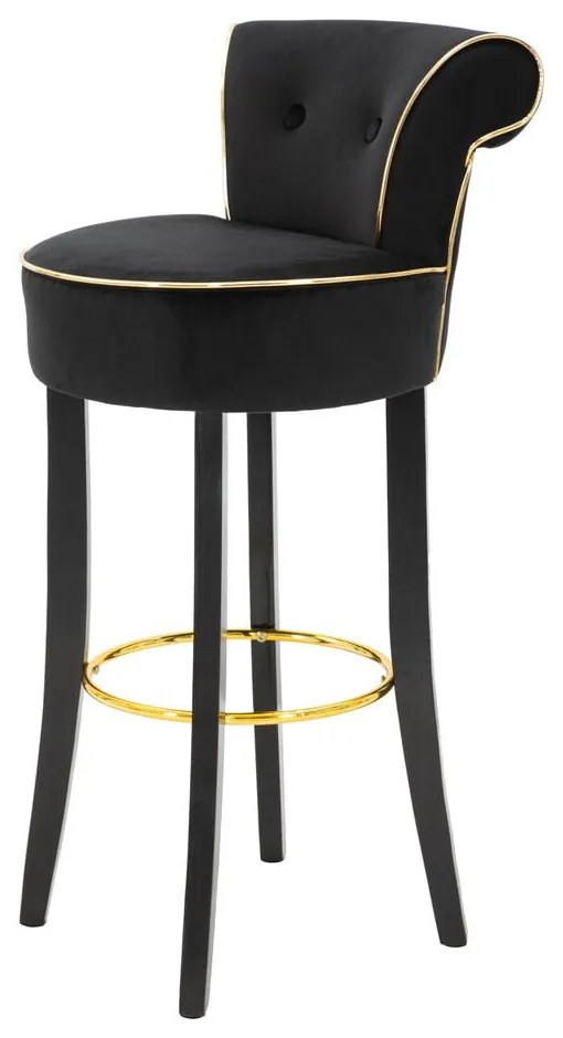 Niebieski aksamitny hoker 96 cm Luxy – Mauro Ferretti