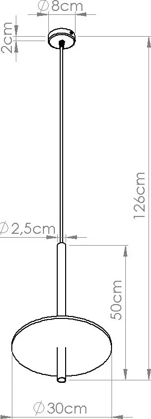 Beżowa wisząca lampa z regulowaną wysokością - M162-Zerpen B5-G90