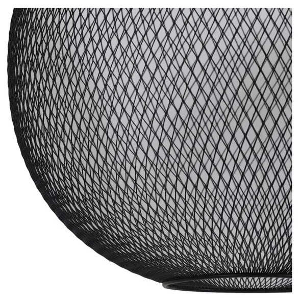 Lampa wisząca w kolorze matowej czerni z metalowym kloszem ø 50 cm Reilley – Light & Living