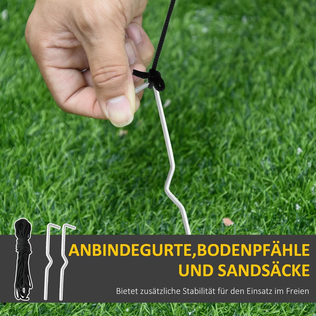 Homcom Dmuchany Mikołaj Pompowany Świecący Led