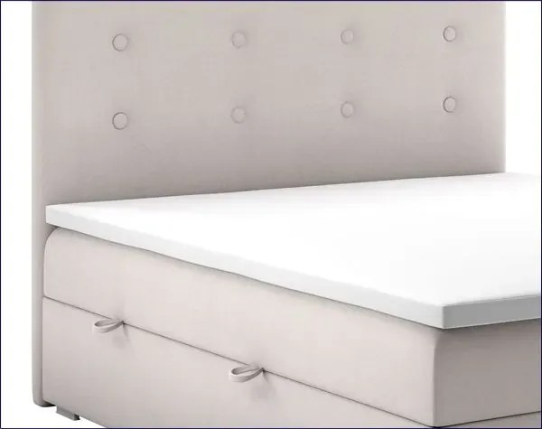 Podwójne łóżko boxspring Claro 160x200 - 32 kolory