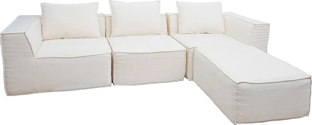 Zestaw sof MCW-O54 (4-częściowy),  kremowa