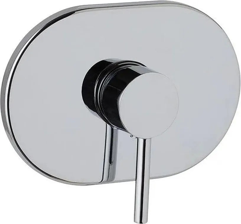 Grupa baterii prysznicowej podtynkowej „Zindra” z mosiądzu chromowanego do montażu ściennego