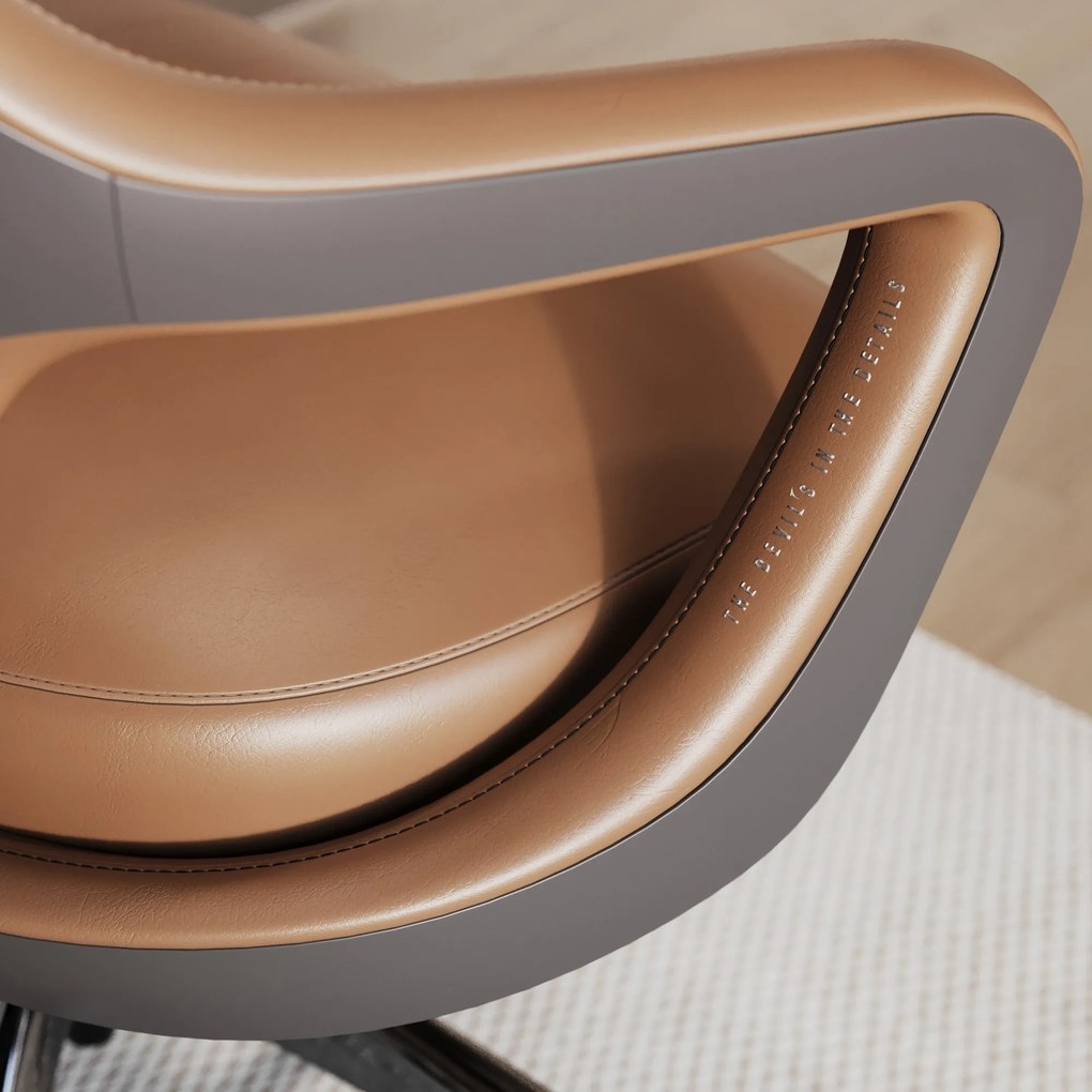 Fotel do gabinetu Diablo V-Modular, Sugar Brown