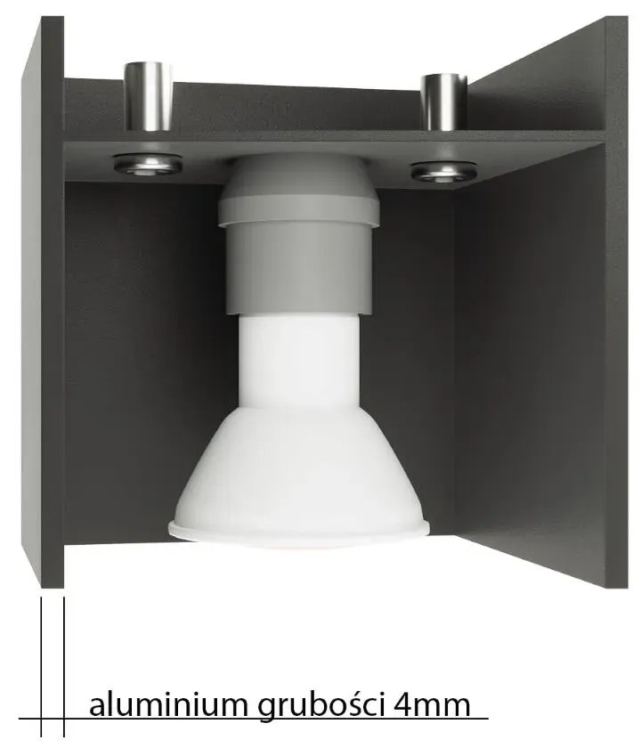 Kinkiet LOBO czarny SOLLUX LIGHTING