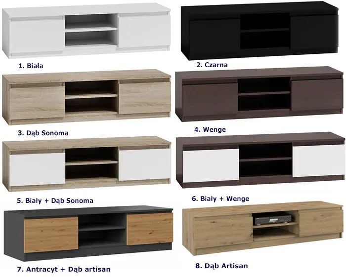 Komoda pod telewizor 120 cm N8-T98